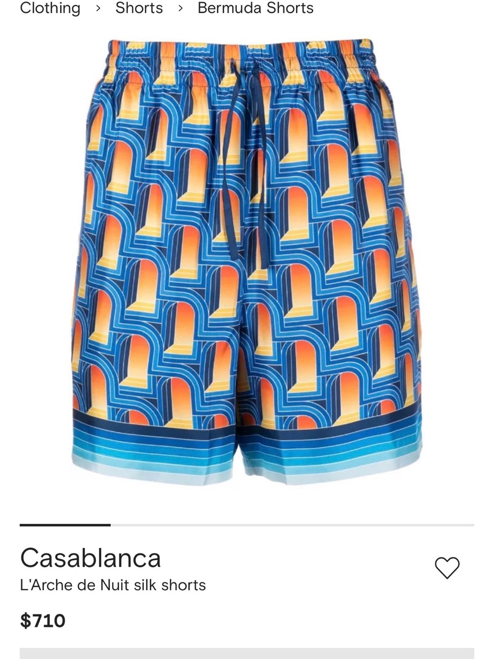 Men's Casablanca Shorts